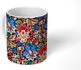 Mok - Koffiemok - Patroon - Tuin - Folklore - Mokken - 350 ML - Beker - Koffiemokken - Theemok