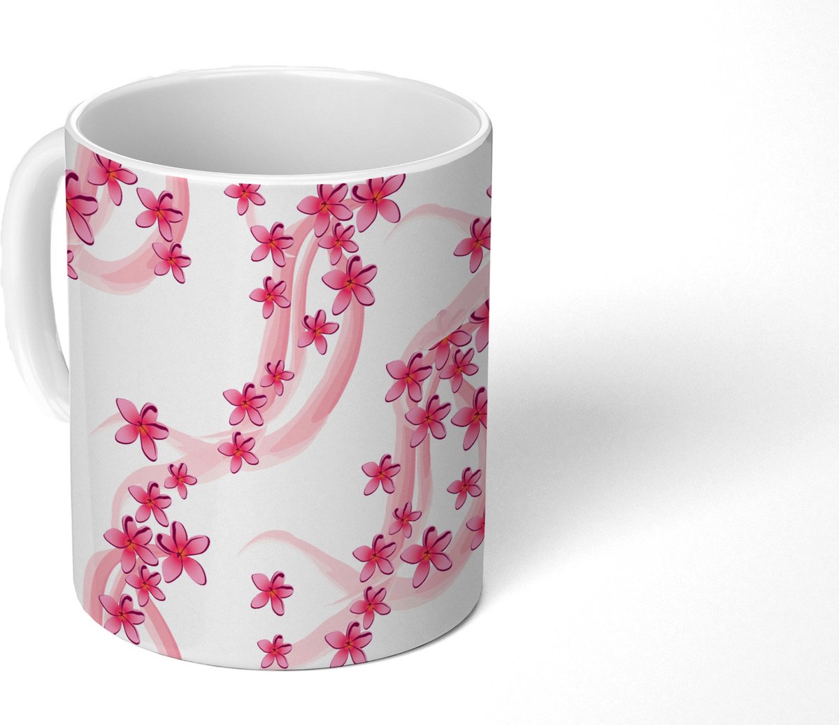 Mok - Koffiemok - Patronen - Sakura - Zen - Yoga - Mokken - 350 ML - Beker - Koffiemokken - Theemok