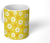 Mok - Koffiemok - Kamille - Patronen - Lente - Pasen - Mokken - 350 ML - Beker - Koffiemokken - Theemok