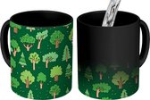 Magische Mok - Foto op Warmte Mokken - Koffiemok - Boom - Scandinavië - Patronen - Magic Mok - Beker - 350 ML - Theemok