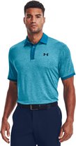 UA Playoff Polo 2.0 Heather-Cruise Blue / Fresco Blue / Black