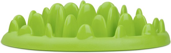 Flamingo Eetpot Northmate Mini Slow Feeder Groen Ovaal – 29Cm L X 22.5Cm B X 7Cm H