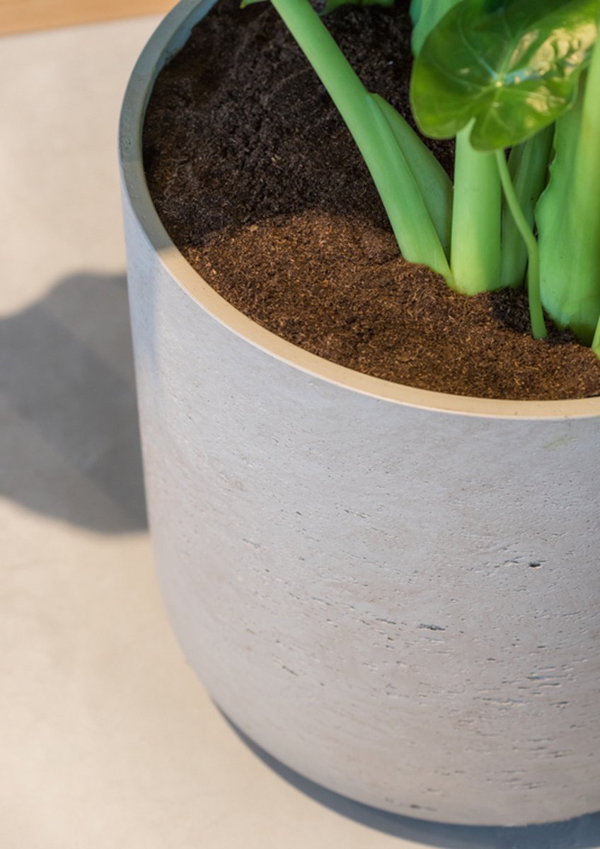 Pottery Pots Flower Pot - Grey - D32 x H31 cm - Opening 30 cm