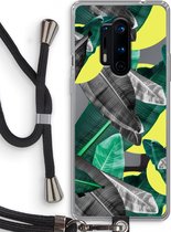 Case Company® - OnePlus 8 Pro hoesje met Koord - Fantasie jungle - Telefoonhoesje met Zwart Koord - Bescherming aan alle Kanten en Over de Schermrand