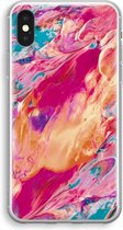 Case Company® - iPhone X hoesje - Pastel Echoes - Soft Cover Telefoonhoesje - Bescherming aan alle Kanten en Schermrand