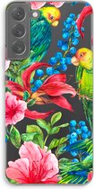 Case Company® - Samsung Galaxy S22 Plus hoesje - Papegaaien - Soft Cover Telefoonhoesje - Bescherming aan alle Kanten en Schermrand