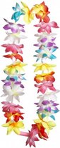 hawaiikrans zomerflits met LED-lampjes 50 cm