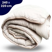 Soulsnooze - Luxe Wasbaar Dekbed met Dekbedovertrek - Alles in 1 Dekbed - Hotel Kwaliteit - Tweepersoons Dekbed 240 x 220 - All Year - Creme