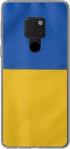 Geschikt voor Huawei P40 Lite hoesje - Close-up van de vlag van Oekraïne - Siliconen Telefoonhoesje