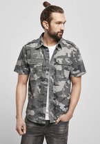 Urban Classics Overhemd -M- Vintage Shirt Grijs