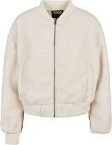Urban Classics - Oversized Sherpa Bomber jacket - XL - Creme