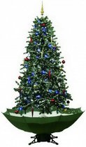 kunstkerstboom in plu led 170 x 105 cm groen