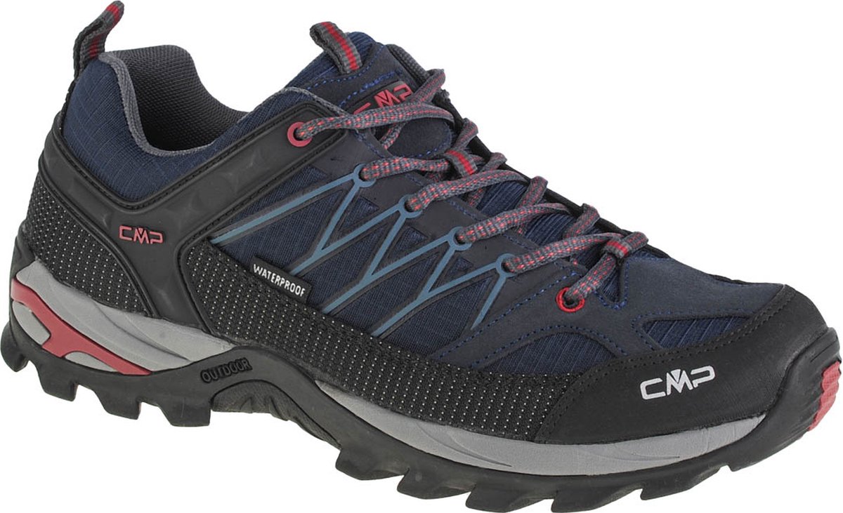 Campagnolo CMP Batai vyrams Rigel Low Trekking Shoe Wp Asphalt-Syrah dydis 42 3Q54457-62BN Blauw