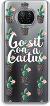 Case Company® - Xiaomi Mi 10T Lite hoesje - Cactus quote - Soft Cover Telefoonhoesje - Bescherming aan alle Kanten en Schermrand