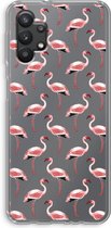 Case Company® - Samsung Galaxy A32 5G hoesje - Flamingo - Soft Cover Telefoonhoesje - Bescherming aan alle Kanten en Schermrand