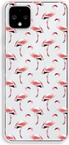 Case Company® - Google Pixel 4 XL hoesje - Flamingo - Soft Cover Telefoonhoesje - Bescherming aan alle Kanten en Schermrand