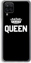 Case Company® - Samsung Galaxy A12 hoesje - Queen zwart - Soft Cover Telefoonhoesje - Bescherming aan alle Kanten en Schermrand