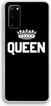 Case Company® - Samsung Galaxy S20 hoesje - Queen zwart - Soft Cover Telefoonhoesje - Bescherming aan alle Kanten en Schermrand