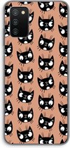 Case Company® - Samsung Galaxy A03S hoesje - Kat - Soft Cover Telefoonhoesje - Bescherming aan alle Kanten en Schermrand