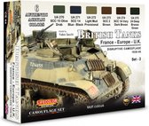 Lifecolor CS44 British Tanks WWII France - Europe – U.K. + 6 pipetjes 2ml