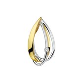 The Jewelry Collection Hanger Diamant 0.04ct H Si - Bicolor Goud