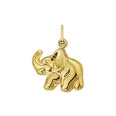 The Kids Jewelry Collection Bedel Olifant - Geelgoud