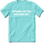 Gevonden Katten - Katten T-Shirt Kleding Cadeau | Dames - Heren - Unisex | Kat / Dieren shirt | Grappig Verjaardag kado | Tshirt Met Print | - Licht Blauw - M