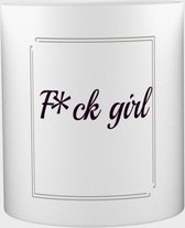 Akyol® F*ckgirl Mok met opdruk | fuckgirl | F*ckgirl | Grappig | 350 ML inhoud