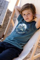 DJ Dutchjeans jongens t-shirt Happy Camper Green