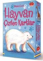 Hayvan Çizilen Kartlar - Flash Kart - Flash Cards - Turkse Kinderboeken - Turkse Babyboeken