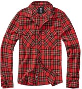 Urban Classics Overhemd -3XL- Checked Rood