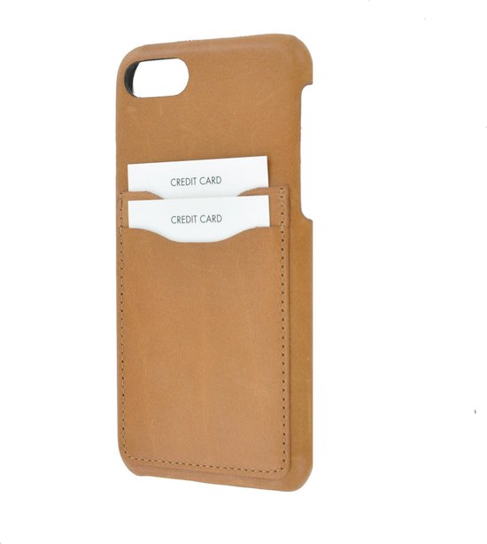 Étui Portefeuille En Cuir Marron Pour IPhone SE (2020-2022) - Avec Emplacements Cartes - Protection Antichoc - Marque Odeydo