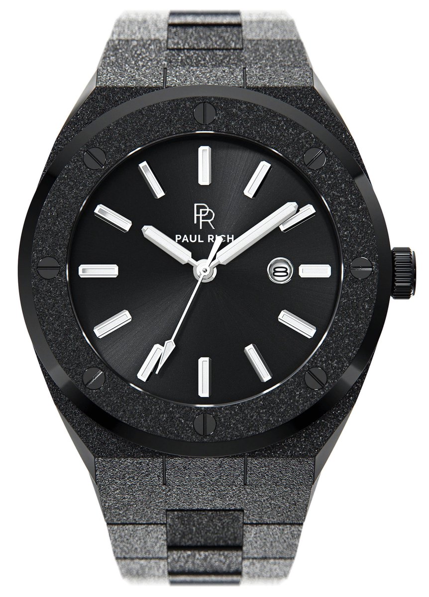 Paul Rich Frosted Signature FSIG01 Baron's Black horloge