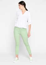 LOLALIZA Slimfit broek - Khaki - Maat 46