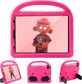 Case2go - Tablet Hoes geschikt voor iPad Air 10.9 (2022) - Schokbestendige case met handvat - Sparrow Kids Cover - Roze