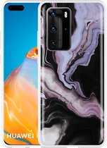 Huawei P40 Pro Hoesje Liquid Marble Designed by Cazy