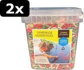 2x GEMENGDE VIJVERSTICKS 250GR