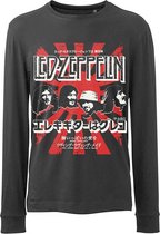 Led Zeppelin Longsleeve shirt -S- Japanese Burst Zwart