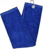 golfhanddoek Blank Luxury 40 x 50 cm katoen blauw