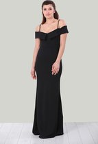 HASVEL-Zwarte Maxi jurk Dames - Maat S-Galajurk-Avondjurk-HASVEL-Black Maxi Dress Women-Size S-Prom Dress-Evening Dress