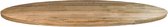 Ovaal tafelblad Portland - 260x120x5 - Naturel - mangohout