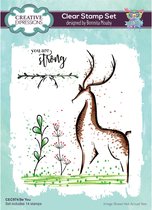 Creative Expressions Clear stamp set - Be you