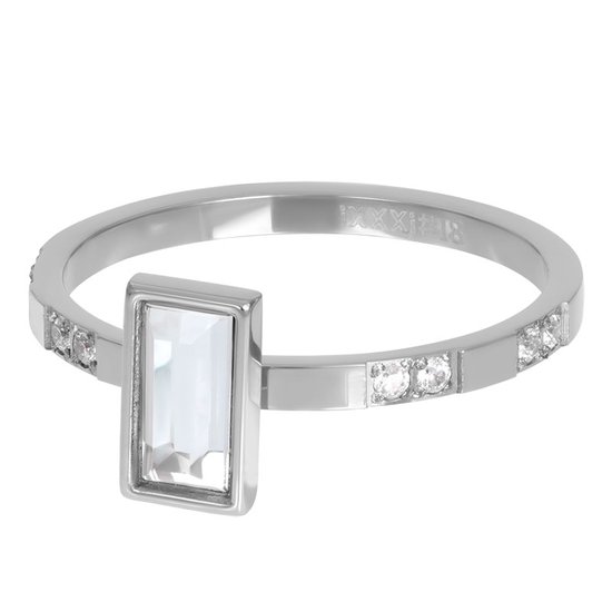 iXXXi jewelry vulring Expression Rectangle zilverkleurig maat 17 (gewone ringmaat 19)