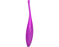 Satisfyer Twirling Joy, tipvibrator met app-bediening, waterdichte, huidvriendelijke siliconen