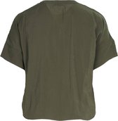 Paprika Dames Effen hemd met zakken - Blouse - Maat 52