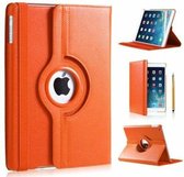 P.C.K. Hoesje/Boekhoesje/Bookcover/Bookcase/Book draaibaar oranje geschikt voor Apple iPad Air 10.9 (2022) MET PEN EN GLASFOLIE