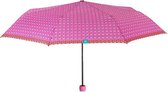 paraplu mini Time dames 97 cm microfiber roze