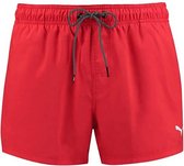 zwemshort heren polyester/mesh rood maat S