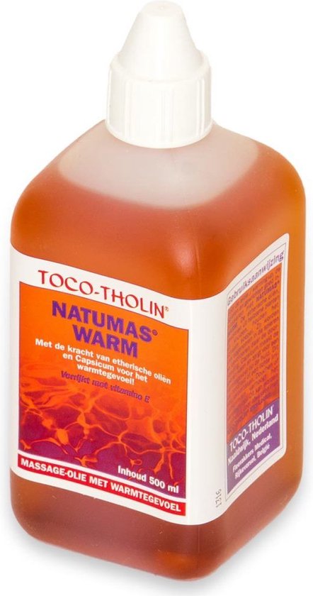 Toco-Tholin Natumas Warm - 500 ml - Massageolie | bol.com