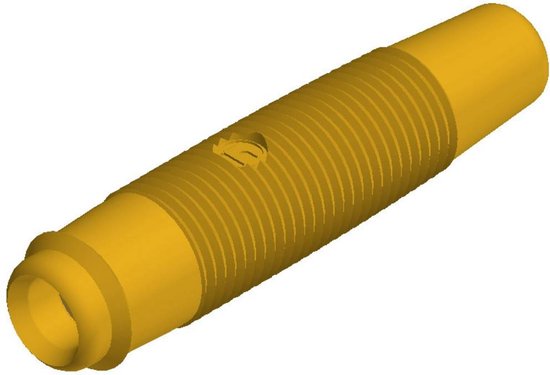 SKS Hirschmann KUN 30 Au Laboratoriumbus Bus, recht Stift-Ø: 4 mm Geel 1 stuk(s)